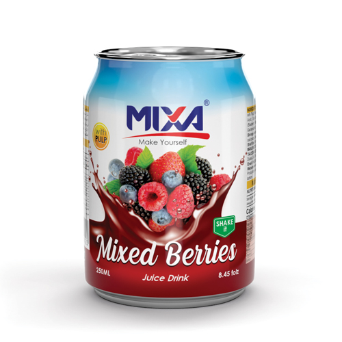 Mixed berry flavored juice