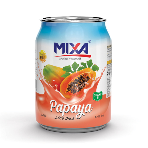 Papaya-flavored juice